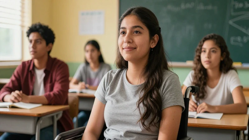 Retrato cinematográfico de estudiante mexicano diverso y esperanzado