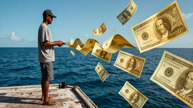 Pagan los salarios a los pescadores en la industria
