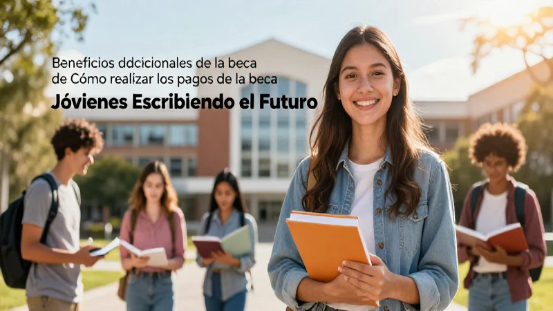 Atractiva imagen de estudiante mexicano en campus