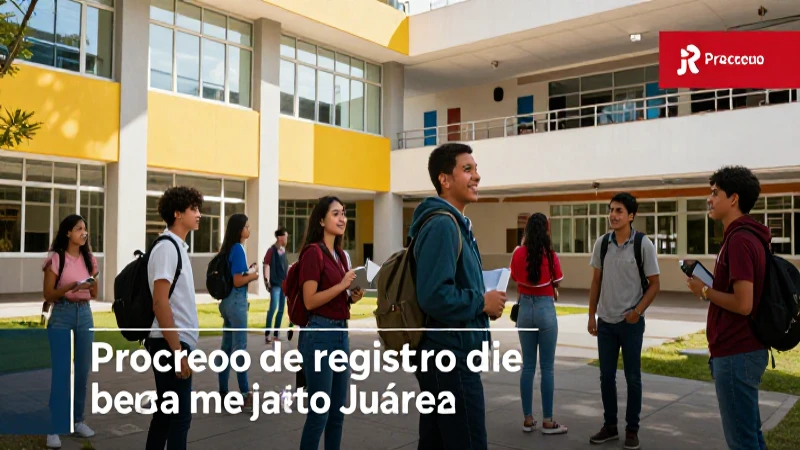 Estudiantes mexicanos registran beca Benito Juárez
