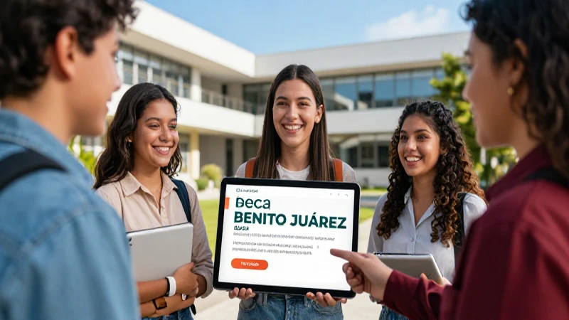 Conoce y solicita la beca Benito Juárez