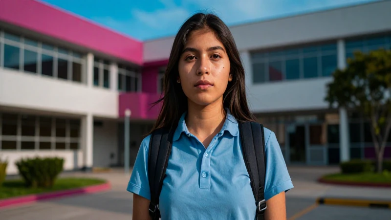 Estudiante mexicano universitario, enfoque académico y visual impactante