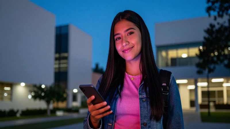 Estudiante mexicano moderno, oportunidad digital