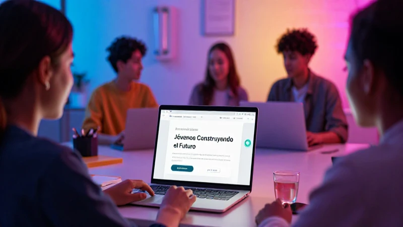Acceder a la plataforma de Jóvenes Construyendo el Futuro