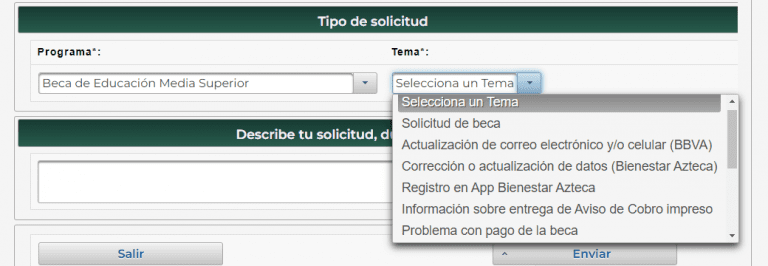 Pasos para actualizar los datos de mi cita de la beca Benito Juárez