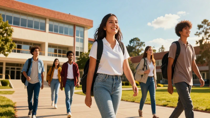 Joven mexicana camina hacia el éxito académico