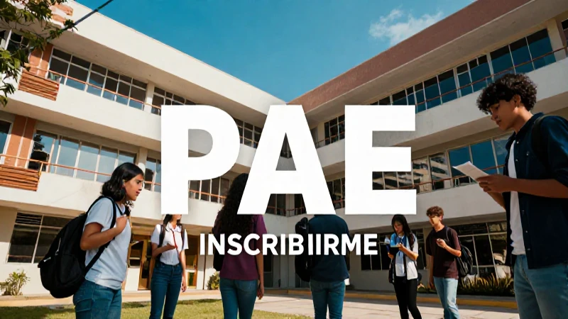 Guía de inscripción y documentos PAE