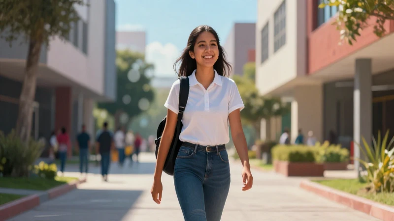 Estudiante mexicano triunfa en campus moderno
