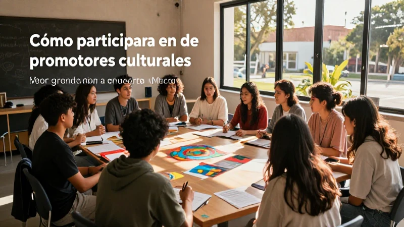 Proceso de selección de promotores culturales