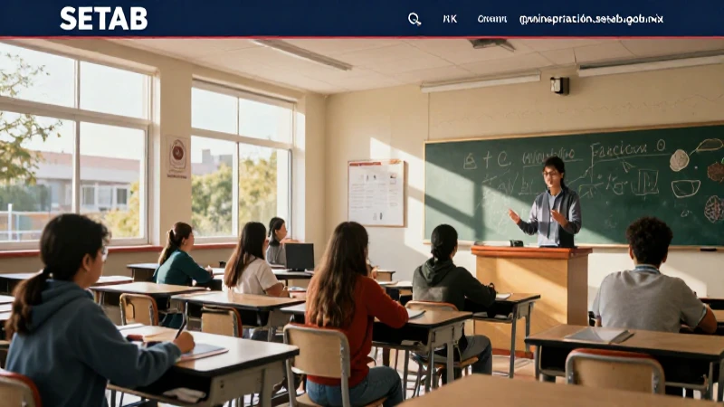 Oportunidad SETAB: Preinscripción para estudiantes mexicanos
