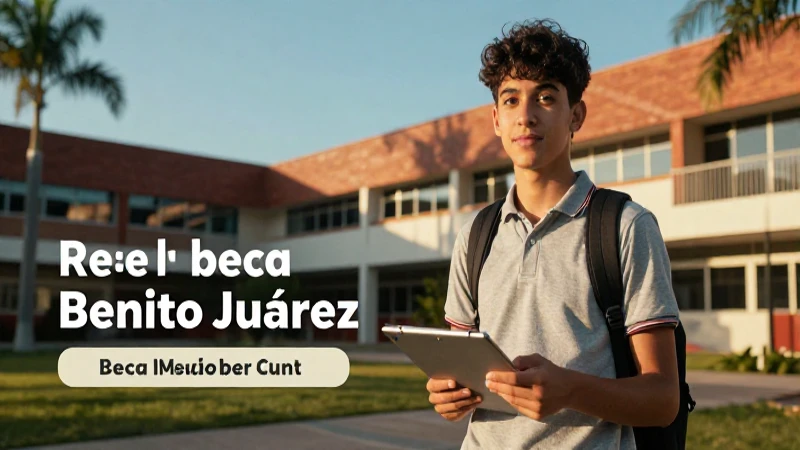 Guía para solicitar la beca Benito Juárez
