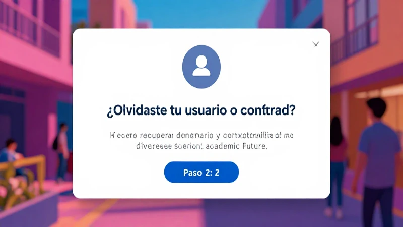 Haz clic en ¿Olvidaste tu usuario o contraseña?