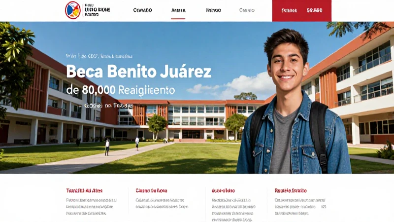 Busco beca Benito Juárez para estudiante mexicano