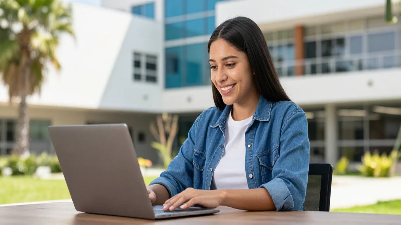 Joven mexicano inicia registro de prepa online