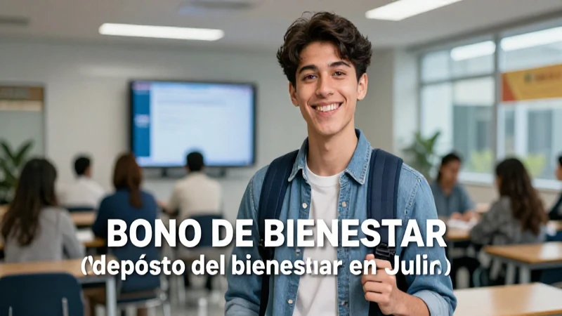 Solicitud y plazos del bono de bienestar