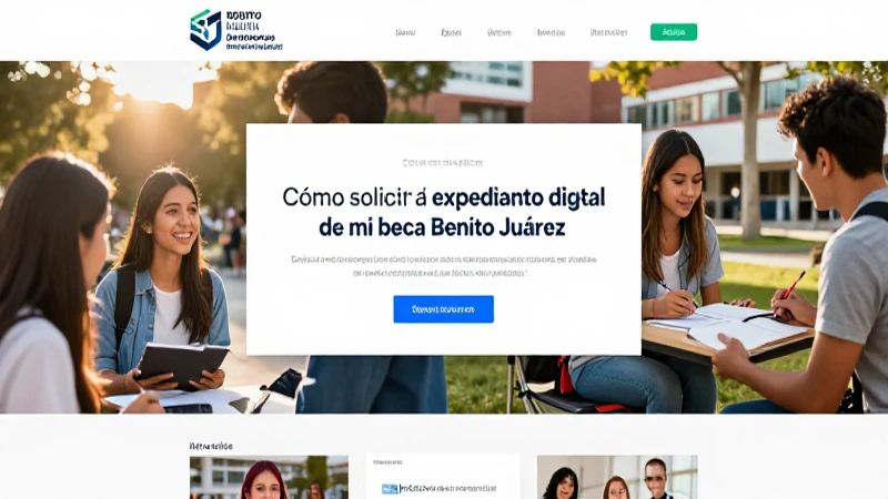 Solicitud del expediente digital de beca