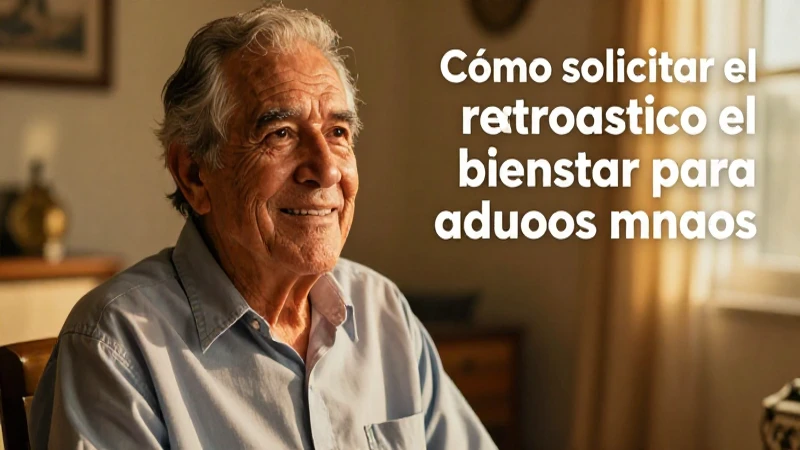 Plazos del retroactivo para adultos mayores