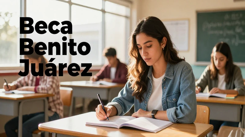 Documentos y proceso para la beca Benito Juárez