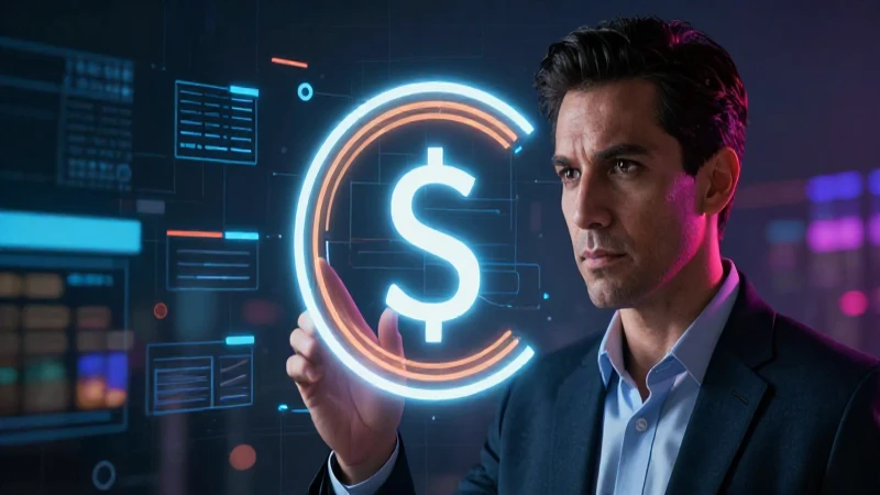 Profesional mexicano con contrato digital vibrante