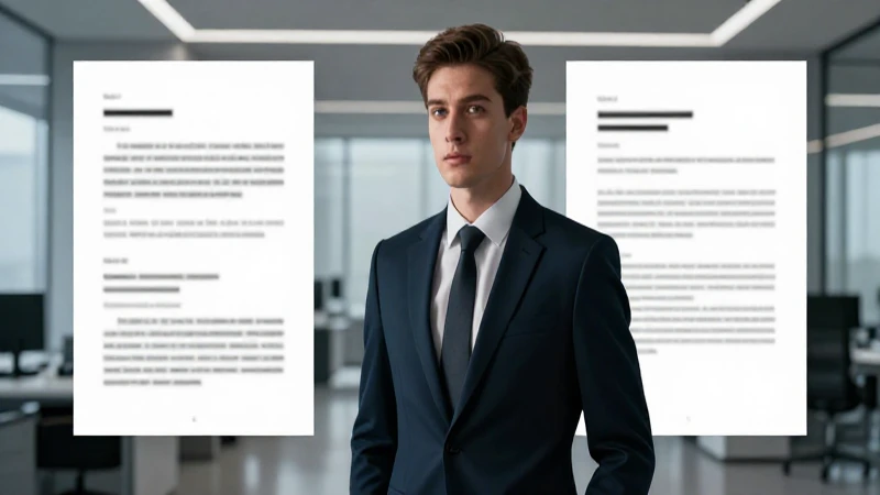 Joven profesional con estilo legal impactante