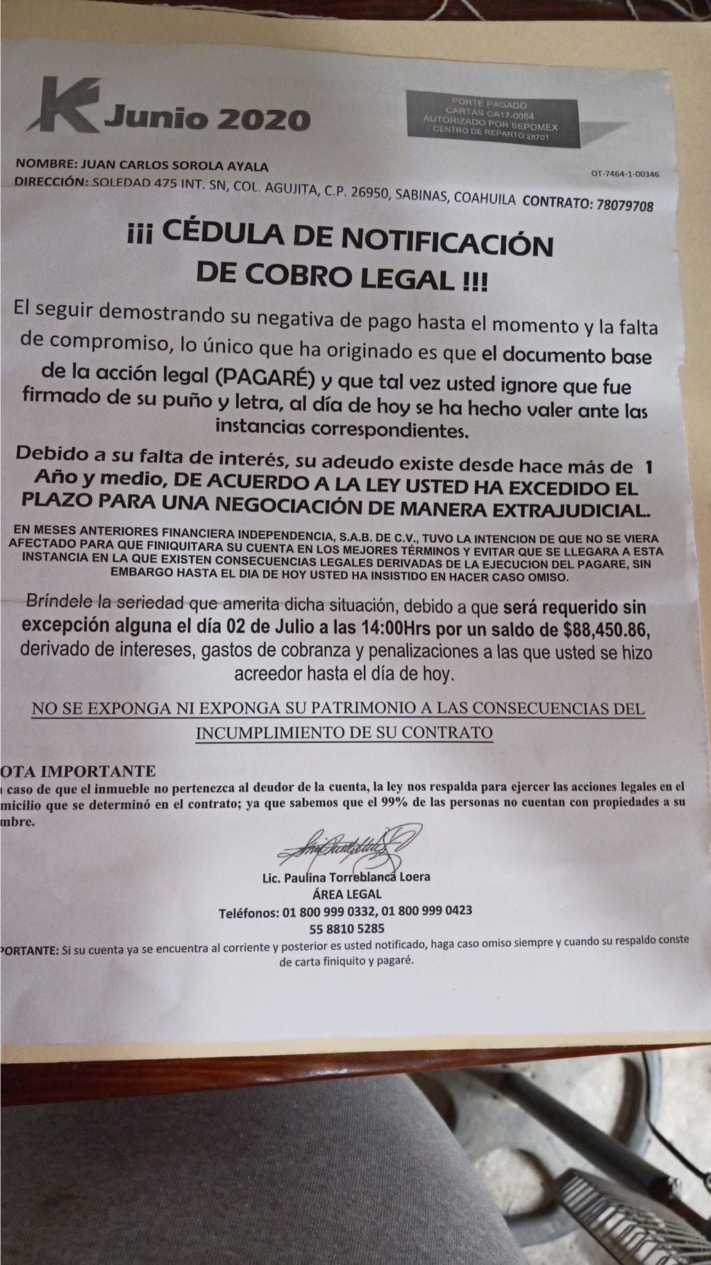 Pasos para solicitar una carta de embargo en Banco Azteca