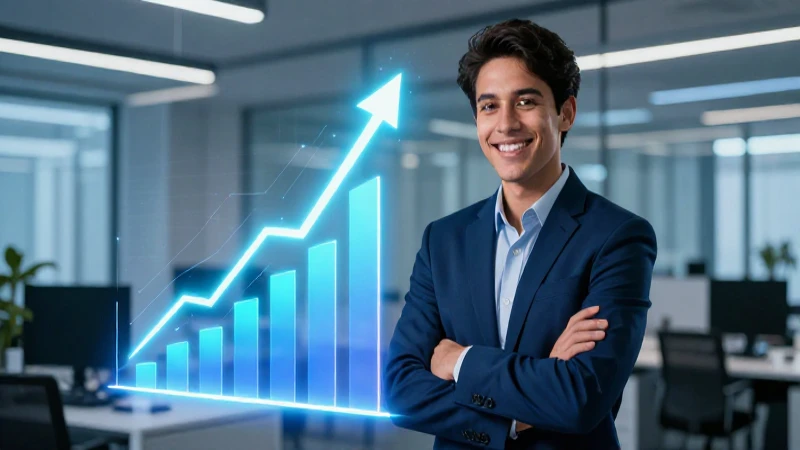 Joven profesional mexicano, éxito y crecimiento