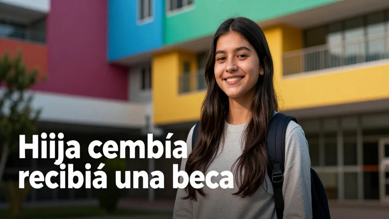 Contactar institución para verificar beca