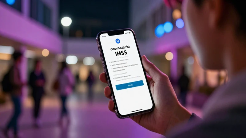 Obtén beneficios registrando tu convocatoria en el IMSS