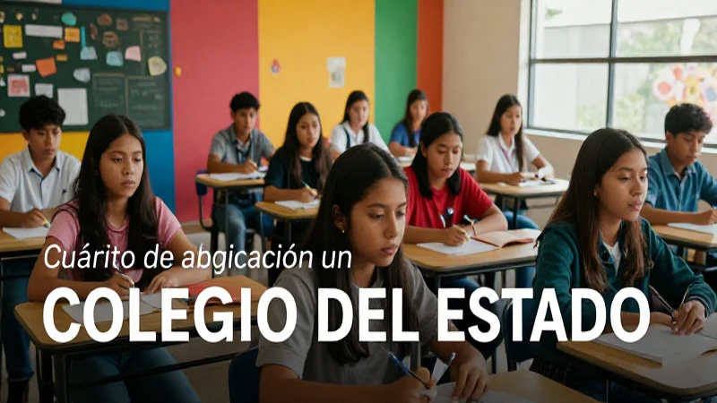 Requisitos y pasos para colegios estatales