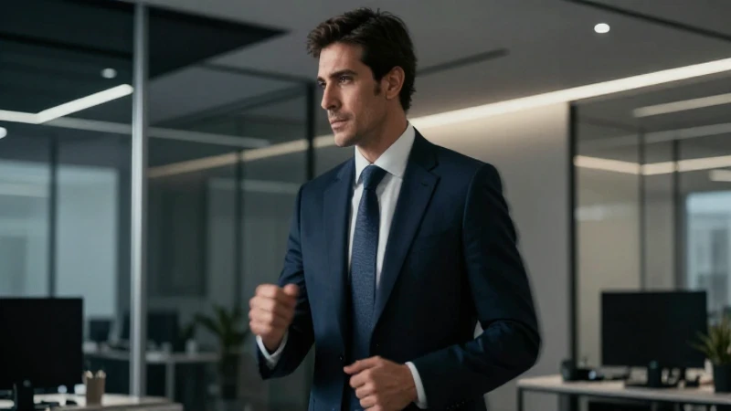 Profesional dinámico en entorno corporativo