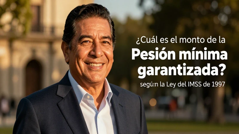 Monto de la pensión mínima IMSS