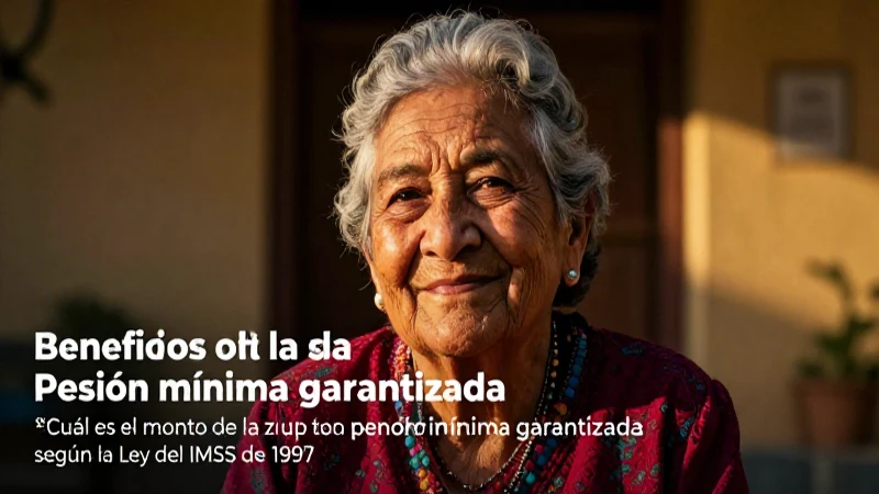 Beneficios y monto de pensión mínima IMSS