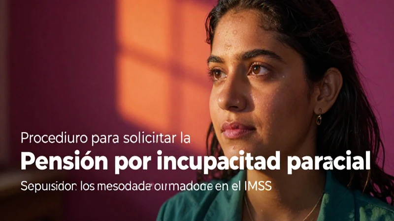 Solicita pensión por incapacidad parcial en el IMSS