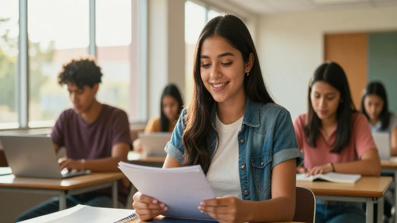 Estudiante mexicano alegre y enfocado en campus moderno