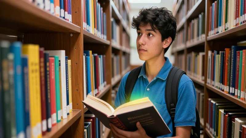 Estudiante mexicano reflexiona bajo luz de filosofía