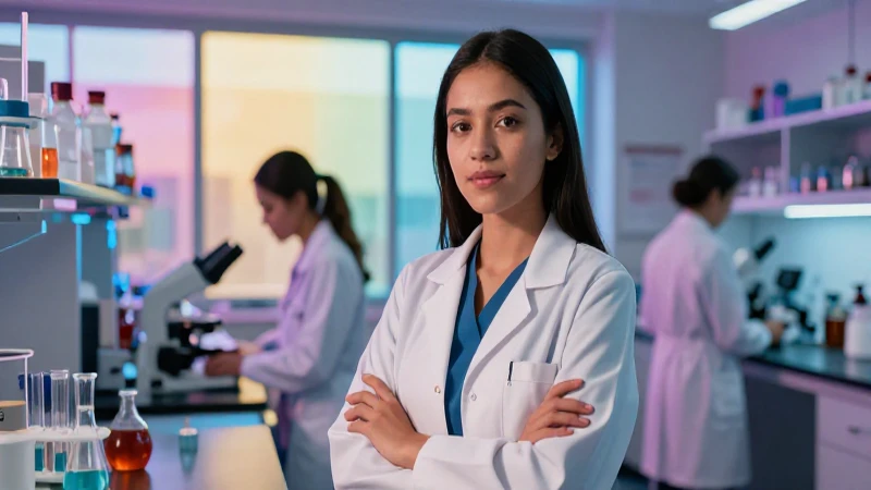 Joven médica mexicana triunfa en su laboratorio