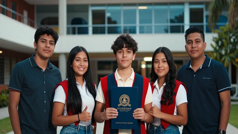 Estudiantes mexicanos celebran éxito académico