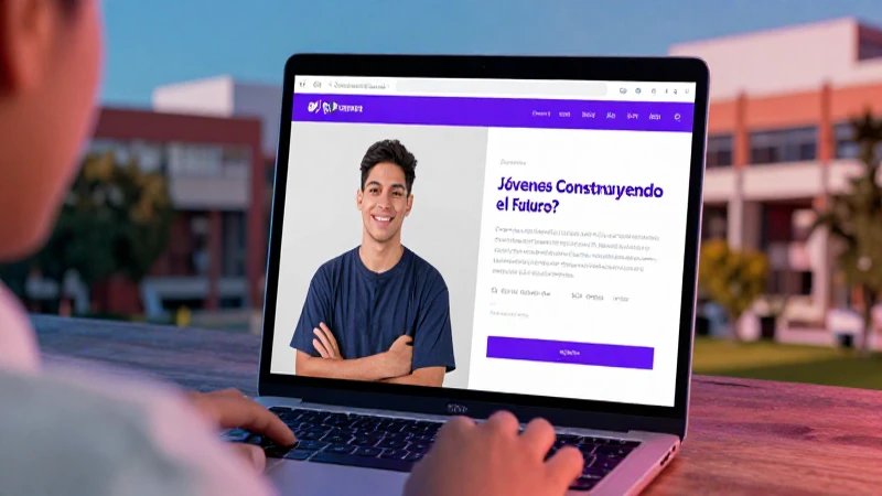 Regístrate en Jóvenes Construyendo el Futuro ahora
