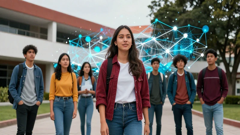 Sabes qué plataforma universitaria es la mejor para ti 33 Estudiantes mexicanos brillantes en un campus moderno
