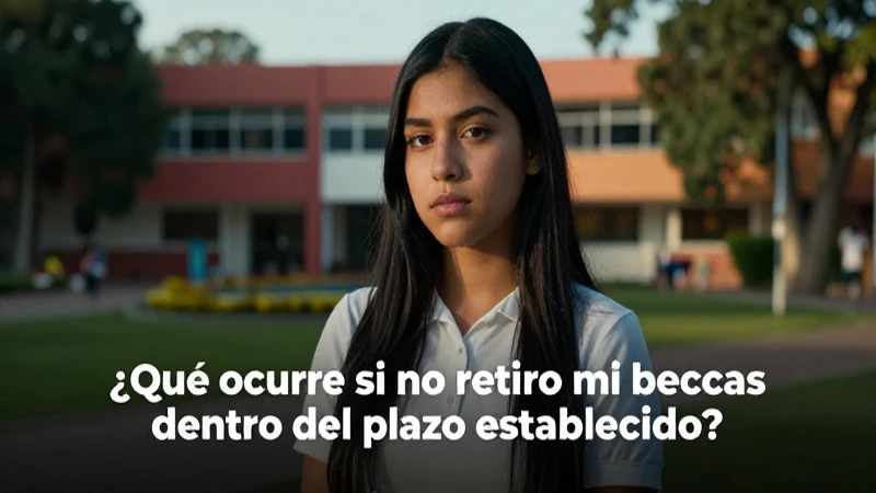 Plazo y consecuencias por no retirar beca