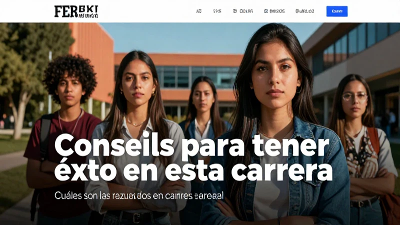 Guía para tener éxito en esta carrera