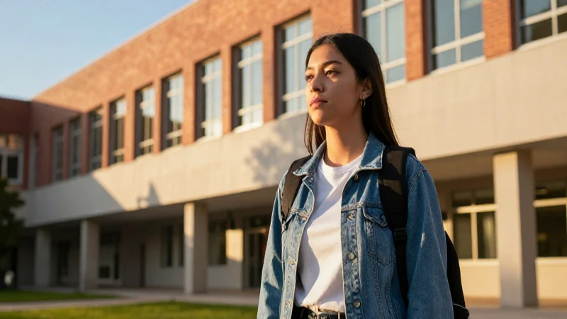 Estudiante mexicano persiguiendo oportunidades brillantes