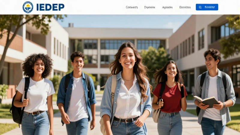 Acceso al portal estudiantil IEDep