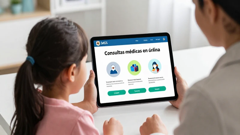 Consulta médica online IMSS desde tu tableta