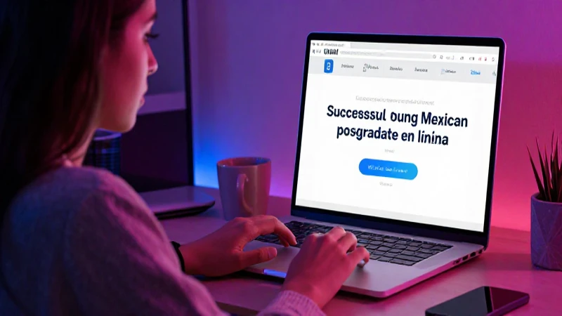 Requisitos posgrado online UNAM
