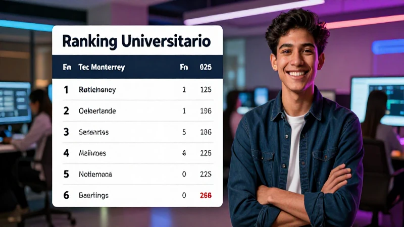 Tec de Monterrey destaca en el ranking