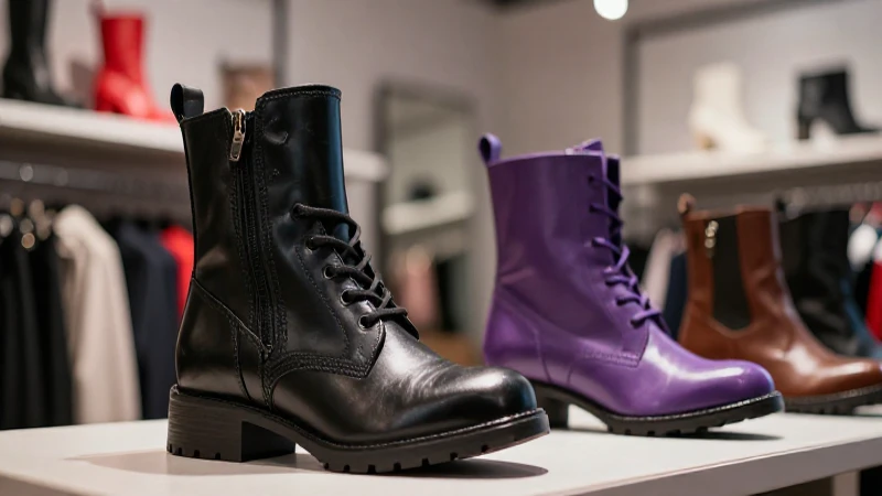 Botines de moda con estilo cinematográfico y vibrante