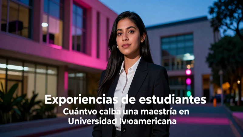 Estudiante exitoso de maestría en la Ibero
