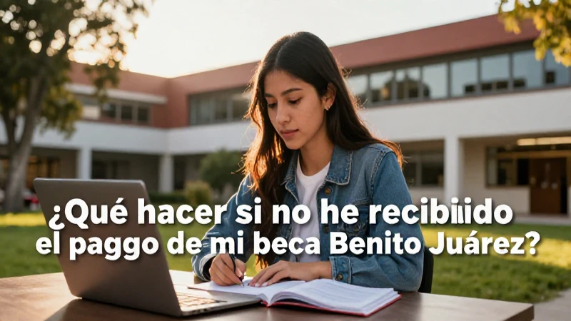 Pagos y problemas de beca Benito Juárez