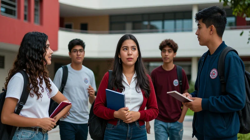 Jóvenes mexicanos colaboran en campus vibrantes